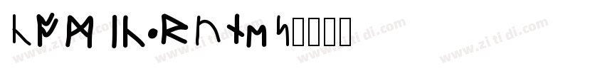 Comic Runes字体转换